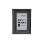 Picture Frame - Charcoal Grey Plastic, Size 10x15cm 